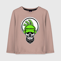 Детский лонгслив Шкодавод спина Z