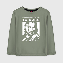 Детский лонгслив WE HAVE A CITY TO BURN