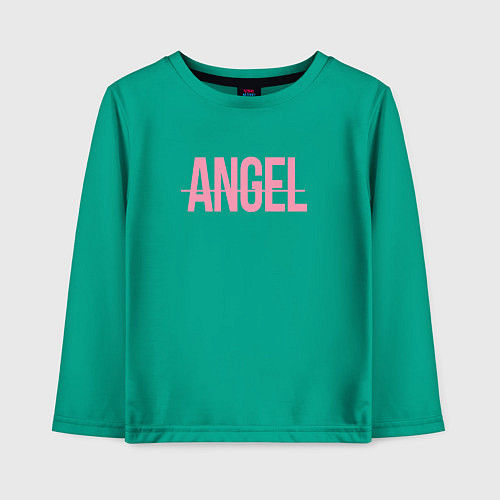 Детский лонгслив Angel / Зеленый – фото 1