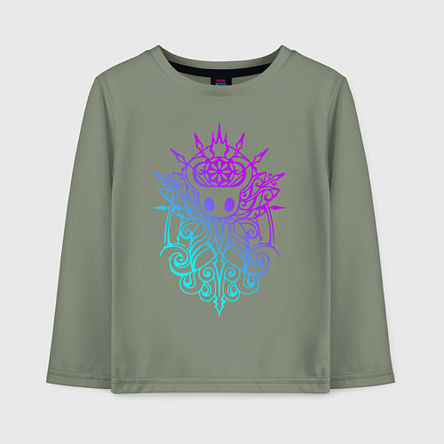 Детский лонгслив HOLLOW KNIGHT ХОЛЛОУ НАЙТ / Авокадо – фото 1