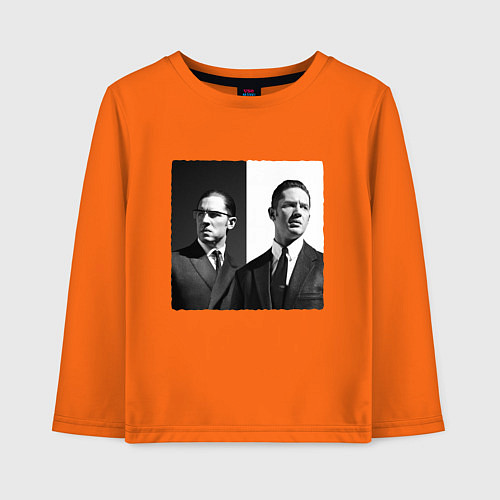 Детский лонгслив Tom hardy / Оранжевый – фото 1