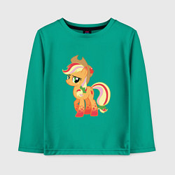 Лонгслив хлопковый детский My Little Pony - AppleJack, цвет: зеленый