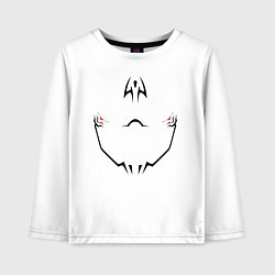 Лонгслив хлопковый детский ИТАДОРИ ТАТУ JUJUTSU KAISEN, цвет: белый