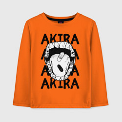 Лонгслив хлопковый детский AKIRA, цвет: оранжевый