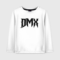 Лонгслив хлопковый детский DMX Logo Z, цвет: белый