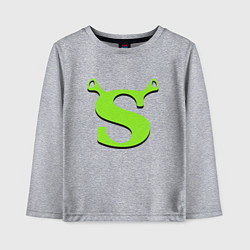 Детский лонгслив Shrek: Logo S