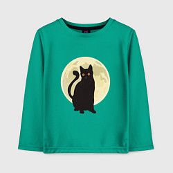 Детский лонгслив Moon Cat