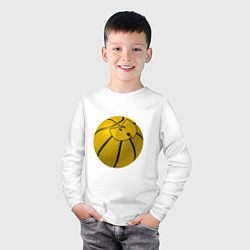 Лонгслив хлопковый детский Wu-Tang Basketball, цвет: белый — фото 2