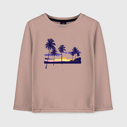 Детский лонгслив ПАЛЬМЫ