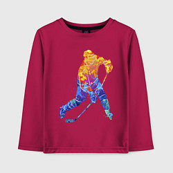 Детский лонгслив Хоккеист