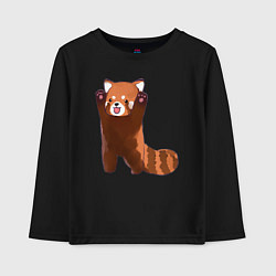 Детский лонгслив Нападение милой панды