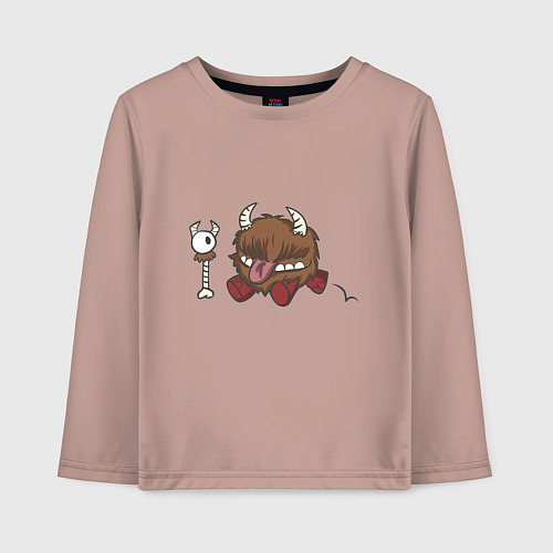 Детский лонгслив Честер dont starve / Пыльно-розовый – фото 1