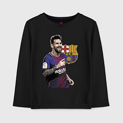 Детский лонгслив Lionel Messi Barcelona Argentina