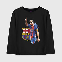 Детский лонгслив Lionel Messi Barcelona Argentina!