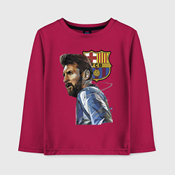 Детский лонгслив Lionel Messi Barcelona Argentina Striker