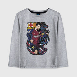 Детский лонгслив Messi Barcelona Argentina Striker
