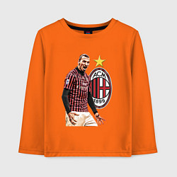 Детский лонгслив Zlatan Ibrahimovic Milan Italy