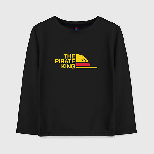 Детский лонгслив THE PIRATE KING / Черный – фото 1