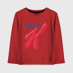 Детский лонгслив Special k merch Essential