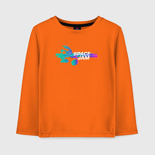 Детский лонгслив Space Jam / Оранжевый – фото 1