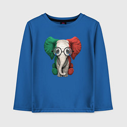 Детский лонгслив Italy Elephant