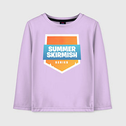 Лонгслив хлопковый детский Summer Skirmish, цвет: лаванда