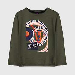 Детский лонгслив Джаз