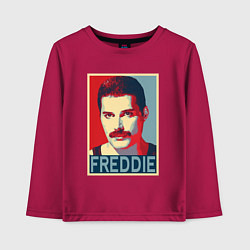 Лонгслив хлопковый детский Freddie, цвет: маджента