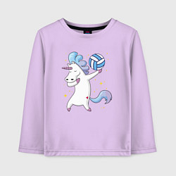 Детский лонгслив Unicorn Volleyball