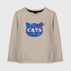 Детский лонгслив Cats NASA