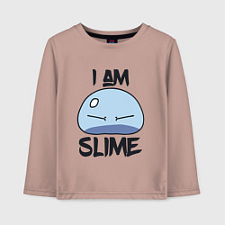 Детский лонгслив I AM SLIME, Я СЛИЗЬ