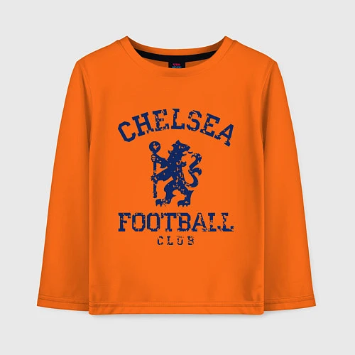 Детский лонгслив Chelsea FC: Lion / Оранжевый – фото 1