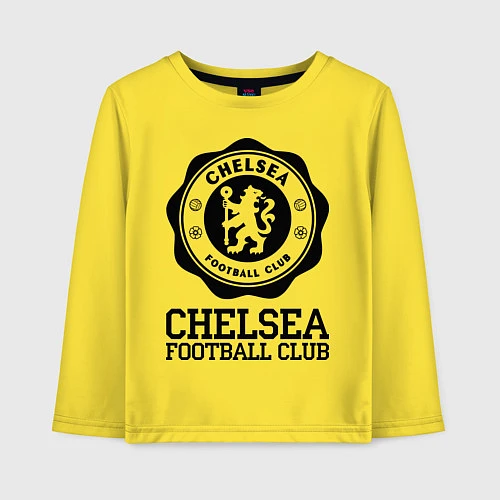 Детский лонгслив Chelsea FC: Emblem / Желтый – фото 1