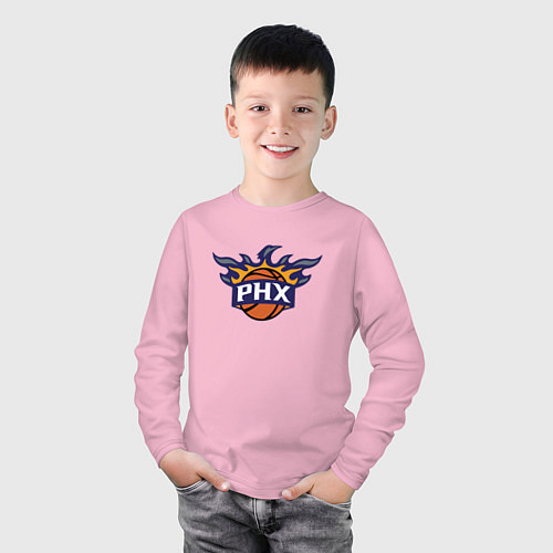 Детский лонгслив Phoenix Suns / Светло-розовый – фото 3