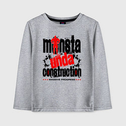 Детский лонгслив MONSTA CONSTRUCTION