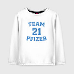 Детский лонгслив Team Pfizer