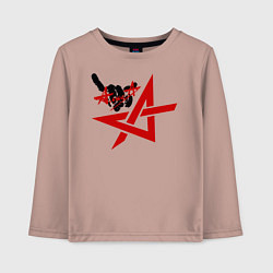 Детский лонгслив Алиса коза