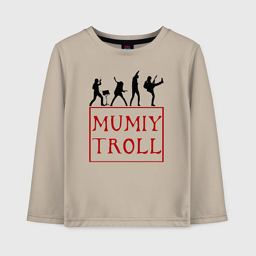 Детский лонгслив Mumiy Troll Мумий Тролль / Миндальный – фото 1