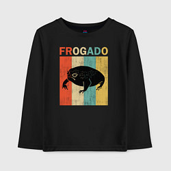 Детский лонгслив Дождевая жаба Frog Avocado