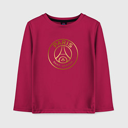 Детский лонгслив PSG GOLD LOGO ПСЖ ЗОЛОТО