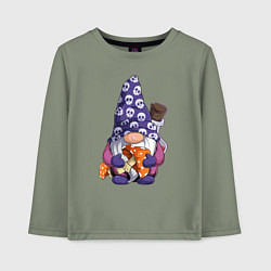 Детский лонгслив Гном с мухомором