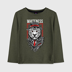 Детский лонгслив Тигр в шляпе