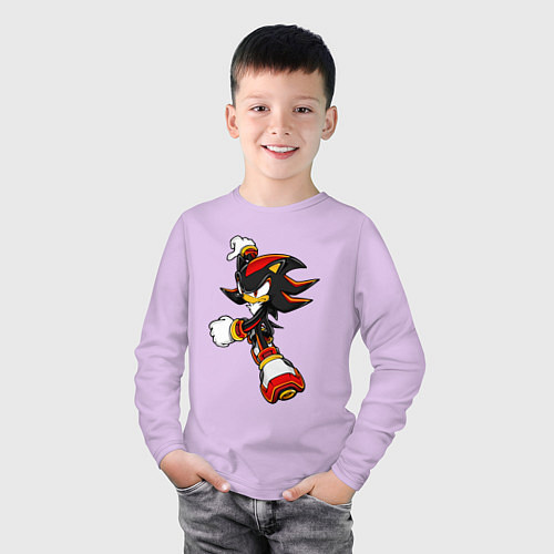 Детский лонгслив SonicSW / Лаванда – фото 3