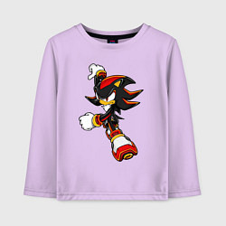 Лонгслив хлопковый детский SonicSW, цвет: лаванда