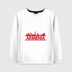 Детский лонгслив Armenia in Red