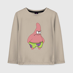 Детский лонгслив Evil patrick, злой патрик