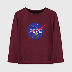 Детский лонгслив Pepe Pepe space Nasa