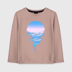 Детский лонгслив Луна море