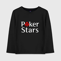 Детский лонгслив PokerStars логотип
