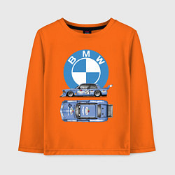 Детский лонгслив BMW Motorsport Retro, Germany